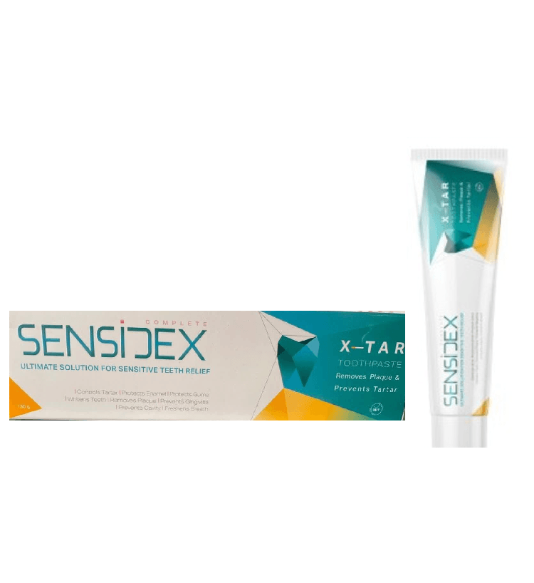 SENSIDEX_خمیردندان کامل ضد حساسیت و ضد جرم دندان مدل X-TAR