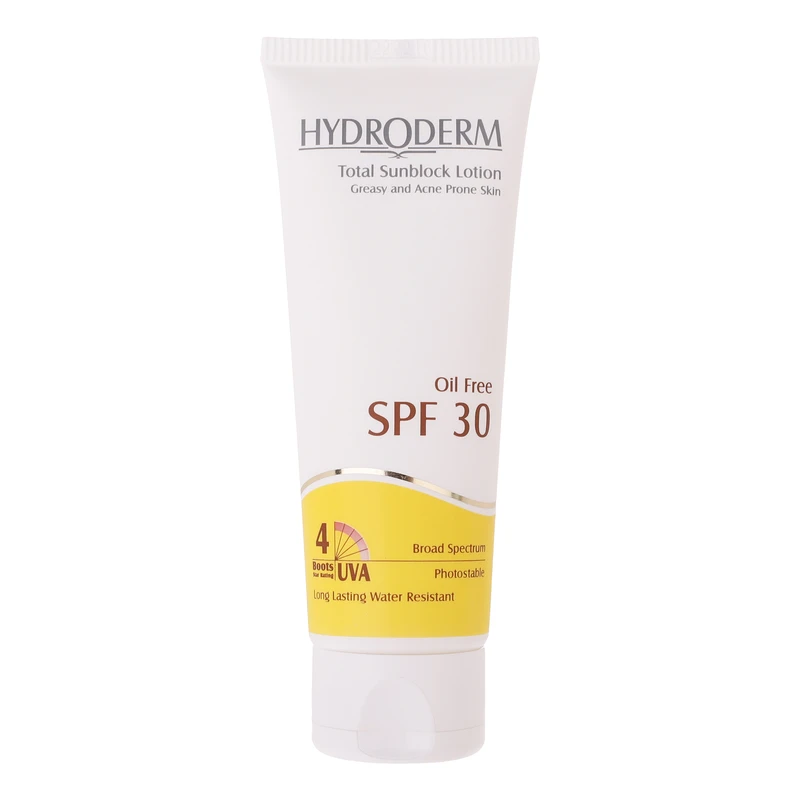 هیدرودرم - ضدآفتاب spf30 فاقدچربی ۷۵گرم
