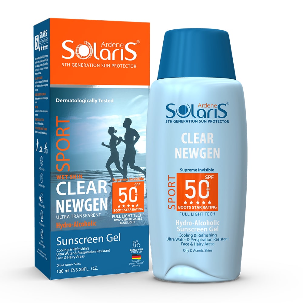 آردن سولاریس - ضدآفتاب فلوئید ضدچروک spf50 رنگی بژ روشن AGE Repair newgen