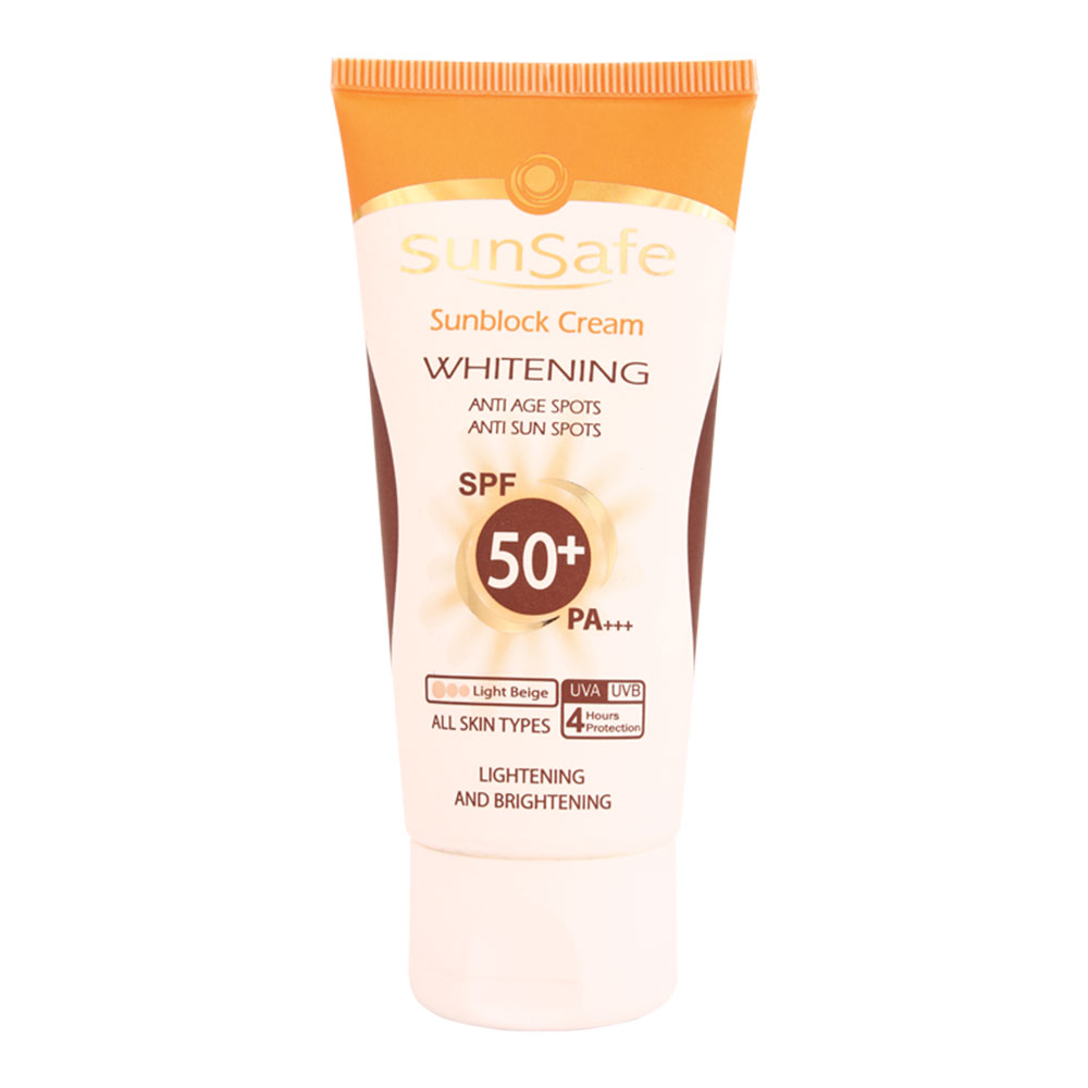 سان سیف - ضدآفتاب روشن کننده spf50 بژروشن