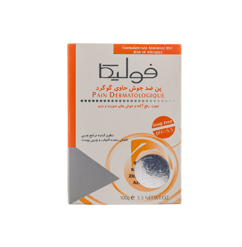 فولیکا RX- پن ضد جوش حاوی 9.5درصد sulfu bar گوگرد 100 گرمی