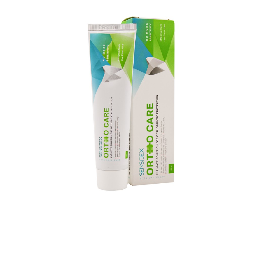 SENSIDEX_خمیر دندان ژلی کامل حاوی الوئه ورا مدل ORTHO CARE